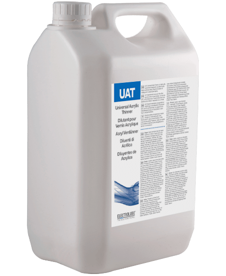 Electrolube UAT – yleisohenne akryylilakoille, 5 l