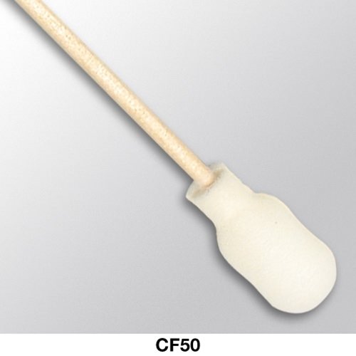 Cleaning swab foam/wood 50 pcs