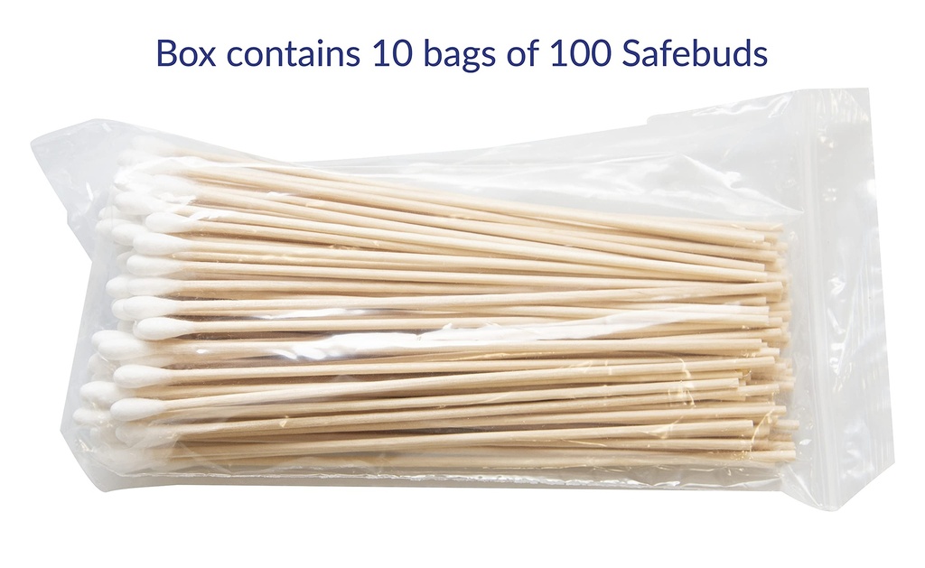 Puhdistuspuikko 1000 kpl pumpulia 