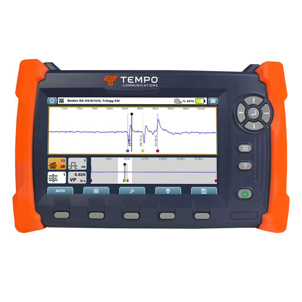 CableScout Pro TDR coaxial-cable fault locator