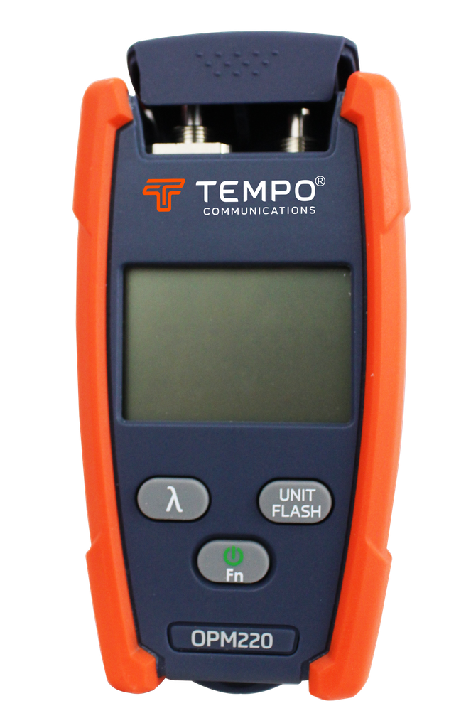 Optical power meter, -50 to +26 dBm, VFL, universal 2.5 mm, 850-1625 nm