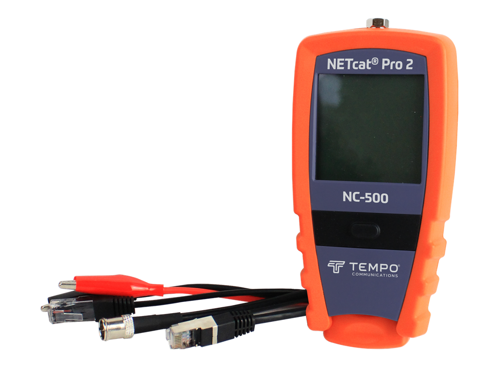 NETcat Pro2 twisted-pair/coaxial cable tester