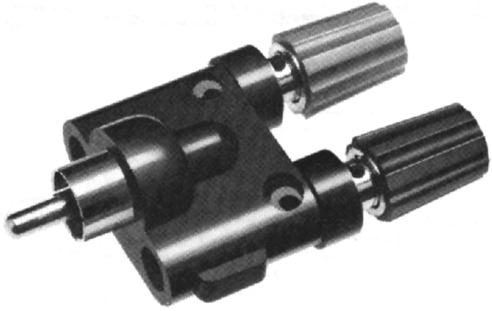 Adapteri 2xnaparuuvi/RCA-uros 