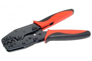 Crimping tool for uninsulated connectors 0.5-1/1.5-2.5/4-6 mm²