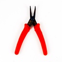 Needle-nose pliers smooth long narrow with bent tips