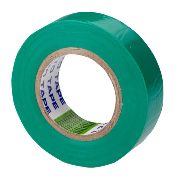 Eltejp 15 mm/10 m grön
