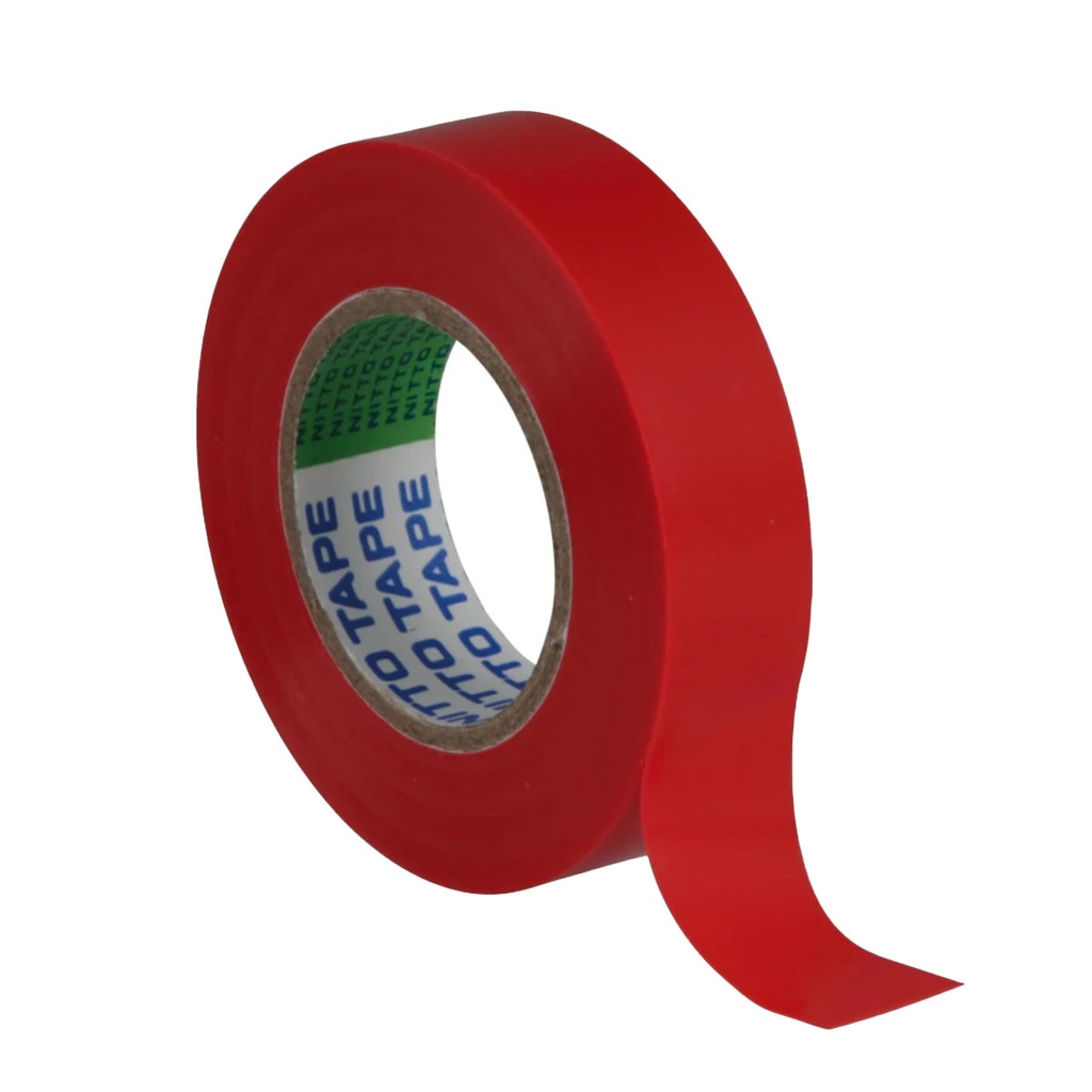 Eltejp 15 mm/10 m röd