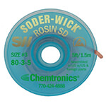 Desoldering braid 2.0 mm green 1.5 m 10 pcs rosin sd vacuum pack
