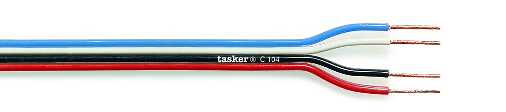 Kaiutinkaapeli 4x1mm² 4-värinen 