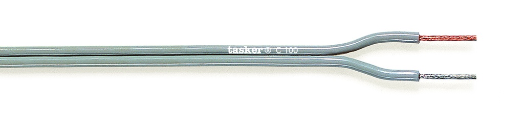Kaiutinkaapeli 2x2mm² harmaa