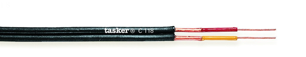 Diodikaapeli 2x0,14 mm² Musta K100