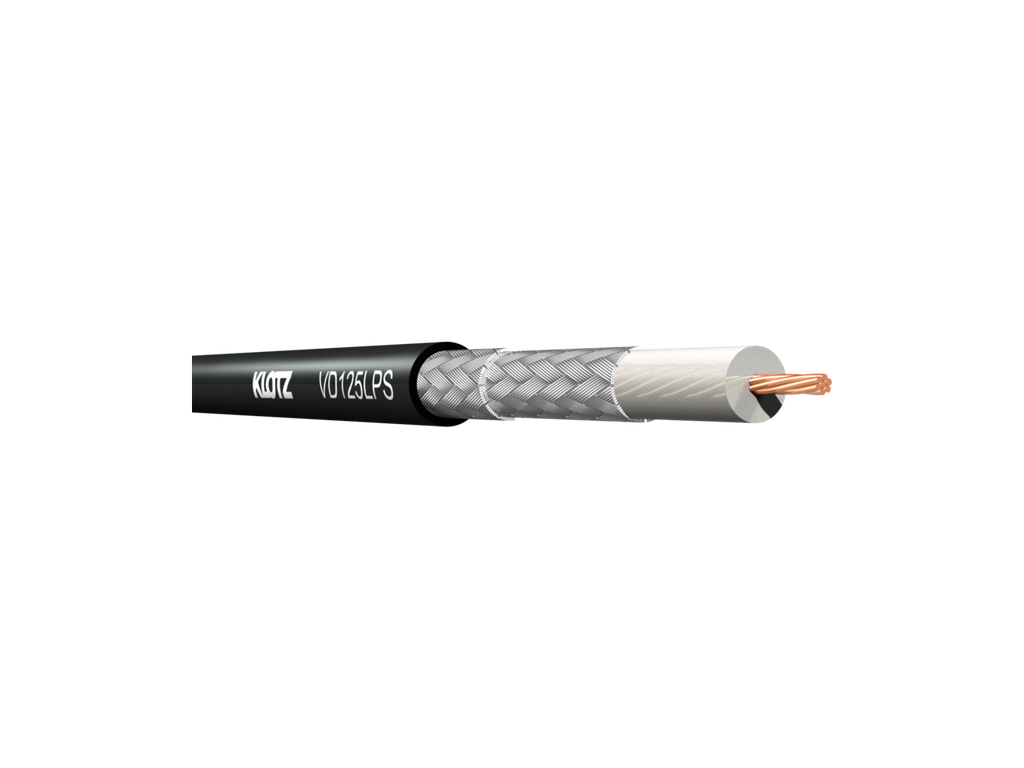 HDSDI HighFlex 1.2/4.8DZ Ø7,1 mm 75 ohm musta video koaksiaalikaapeli PUR K500