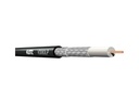 HDSDI HighFlex 0.8/3.7DZ Eca Ø6,1 mm 75 ohm 12G musta video koaksiaalikaapeli PUR K500
