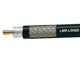 LMR600 Fca Ø14,98 mm 75 ohm LSZH musta K500