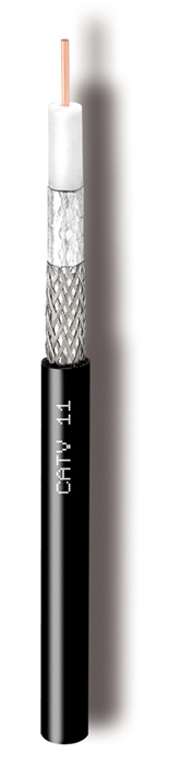 Antennikaap 75 Cu+Al PE 2xSuoj 11,9 dB/862 MHz RG11 Class-A Fca K500