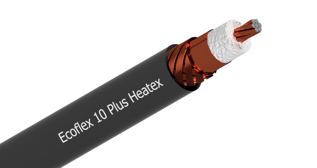 Antennikaap 50ohm Ecoflex10 PLUS HEATEX HF ø10,2mm 505m kela Cca