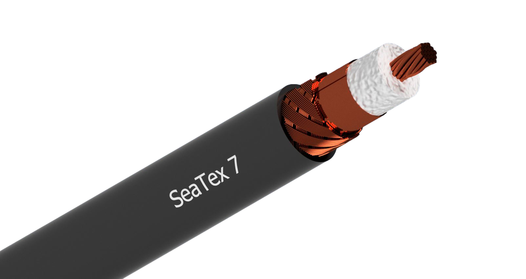 SeaTex 7 HF 50 Ω koaksiaalikaapeli, SHF2, 505 m kela