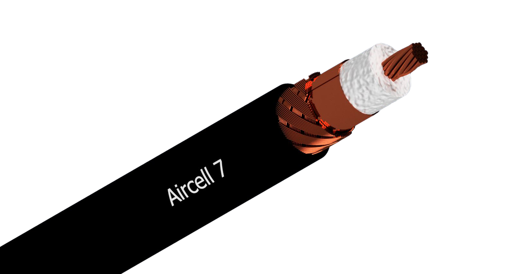 Aircell 7 Eca Ø7,3 mm 50 ohm PVC musta K505