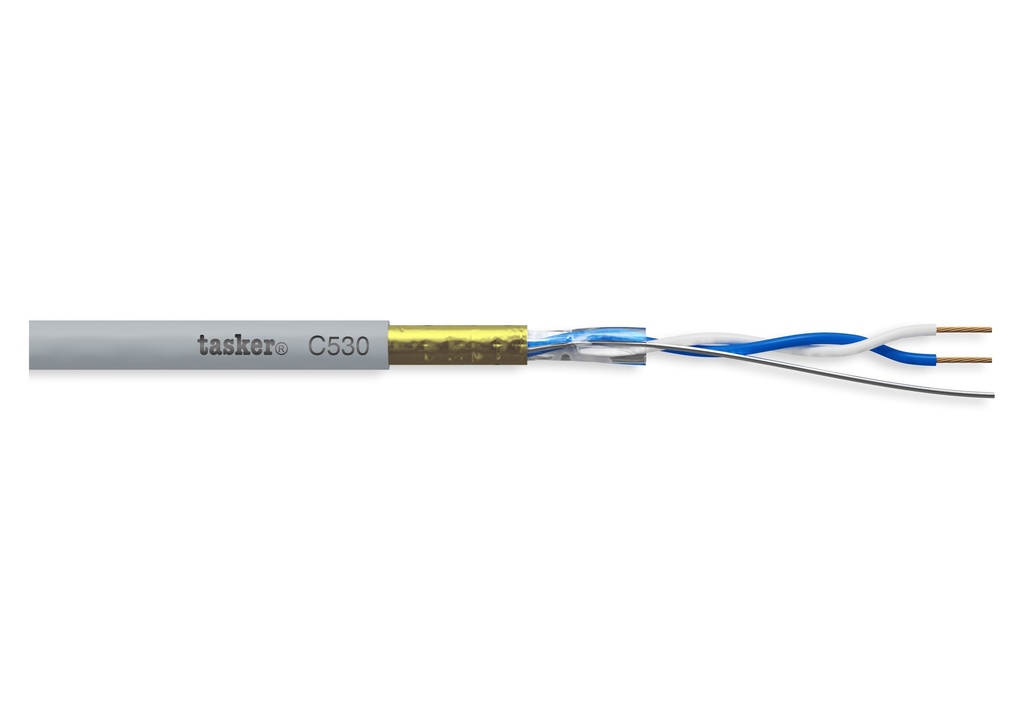Automaatiokaapeli LonWorks 1x2x0,33mm² ø5,0 harmaa HF