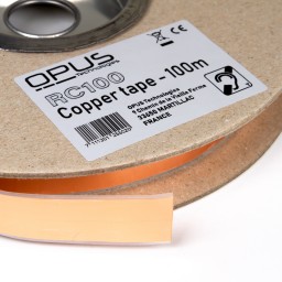 Induction loop cable, 18 mm copper foil, 50 m/reel