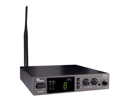 Trådlös UHF-bordssändare 863-865 MHz, 16 kanaler, 2 ingångar
