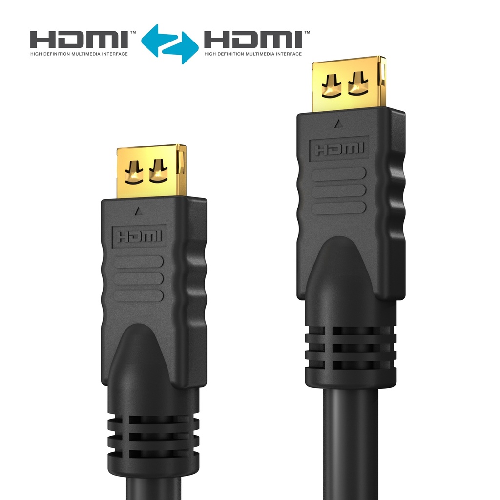 HDMI-cable 15 m LSZH Secure-Lock-System AWG24