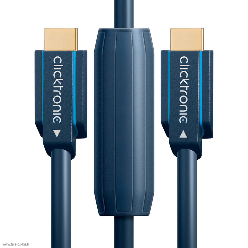 HDMI-välijohto 12,5 m 4K60 integroitu signaalivahvistin
