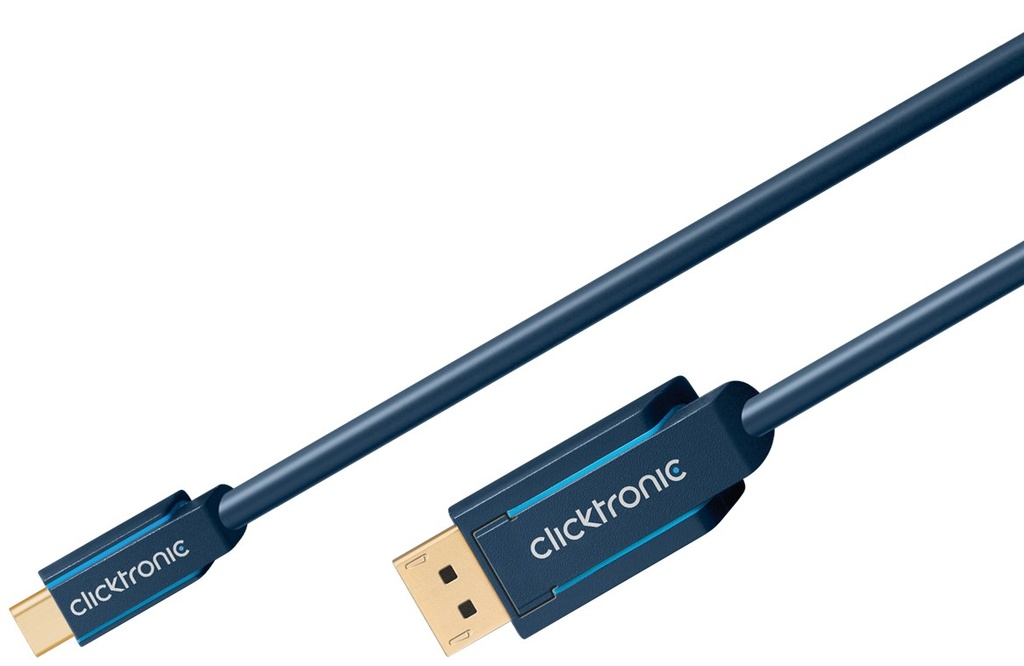 USB C-uros/DisplayPort-uros 1 m välijohto 