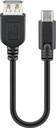 USB A-hona/USB C-hane 3.0 0,2 m