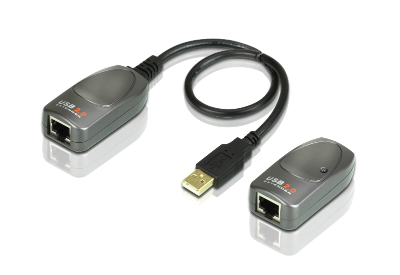 USB 2.0 extender (60 m) 480Mb/s A-male/A-female CAT5