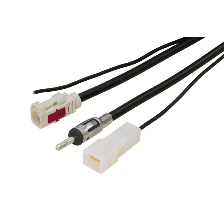 RF cable 5 m 75 Ω FAKRA white female/DIN-male