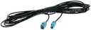 Fakra extension cable 5 m male/female Z neutral waterblue