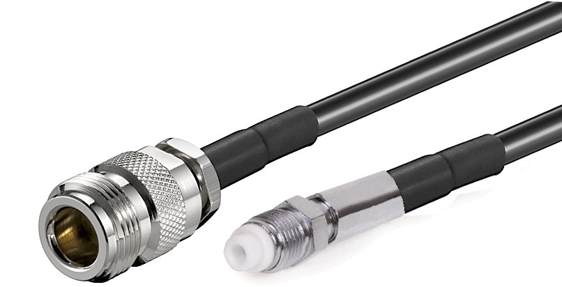 RF-kabel 5 m N-hona/FME-hona HFX50