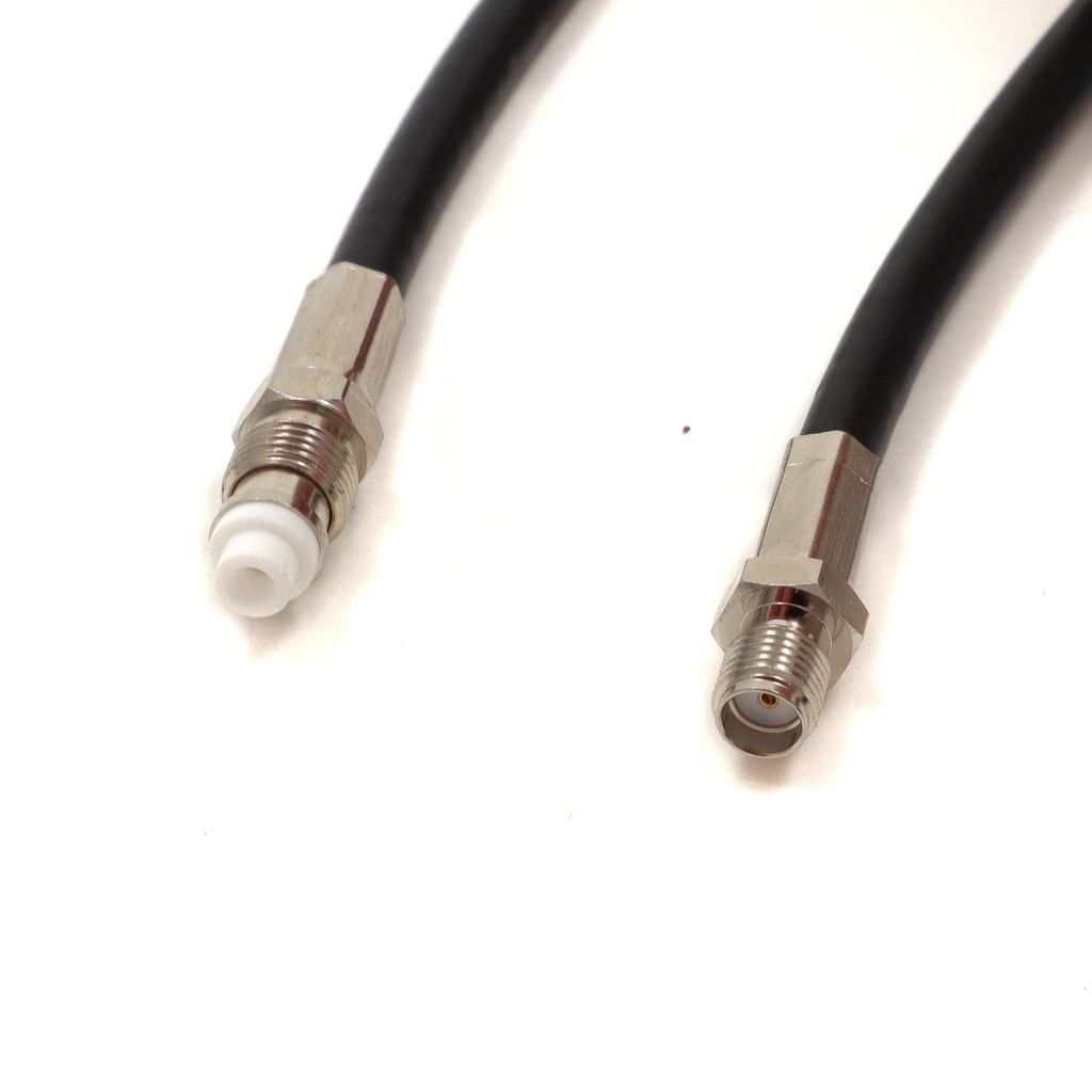 FME-hona/SMA-hona RF-kabel 5 m HF214