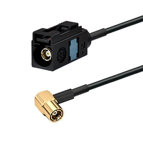 Fakra-A naaras/SMB-naaras kulma RG174 8 m