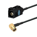 Fakra-A hona/SMB-hona vinklad RG174 8 m