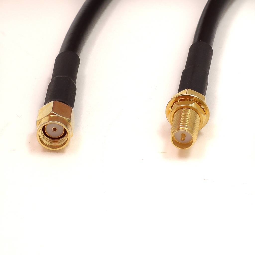 SMA-naaras/RP SMA-uros välijohto 1 m RG58