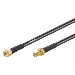 SMA-hane/SMA-hona RF-kabel 0,5 m CS32
