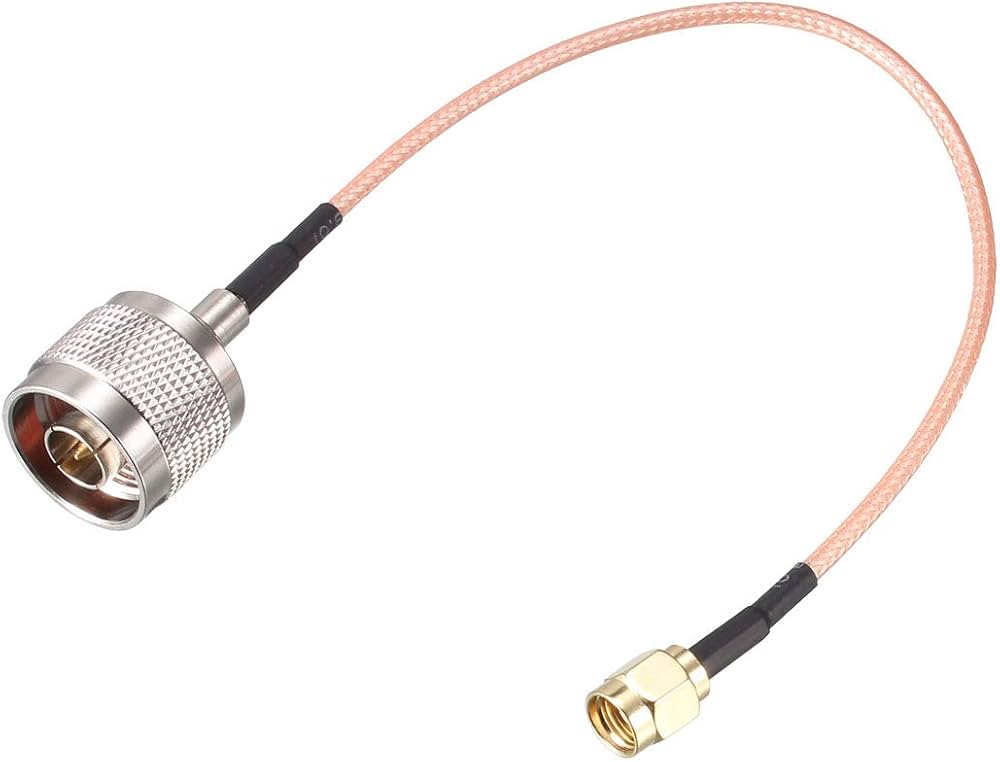 RF-välijohto 0,15m RP SMA-uros/N-uros RG316
