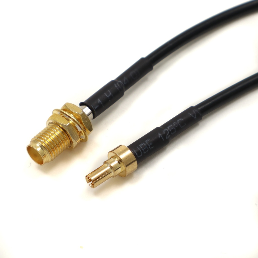 SMA-naaras/CRC9 adapterivälijohto 0,2 m 