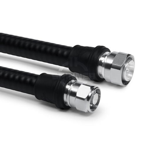 4.3-10-Uros/N-uros SF 1/2" jumpperikaapeli 5 m