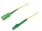 fibre optic patch cable SM 2 m SC-APC/LC simplex Fibrain gold G657A1 LS0H
