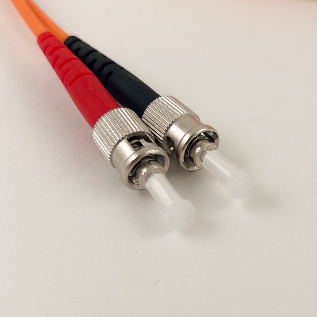 fibre optic patch cable MM ST-ST 3 m 62.5/125 duplex Ø2.8 mm OM1
