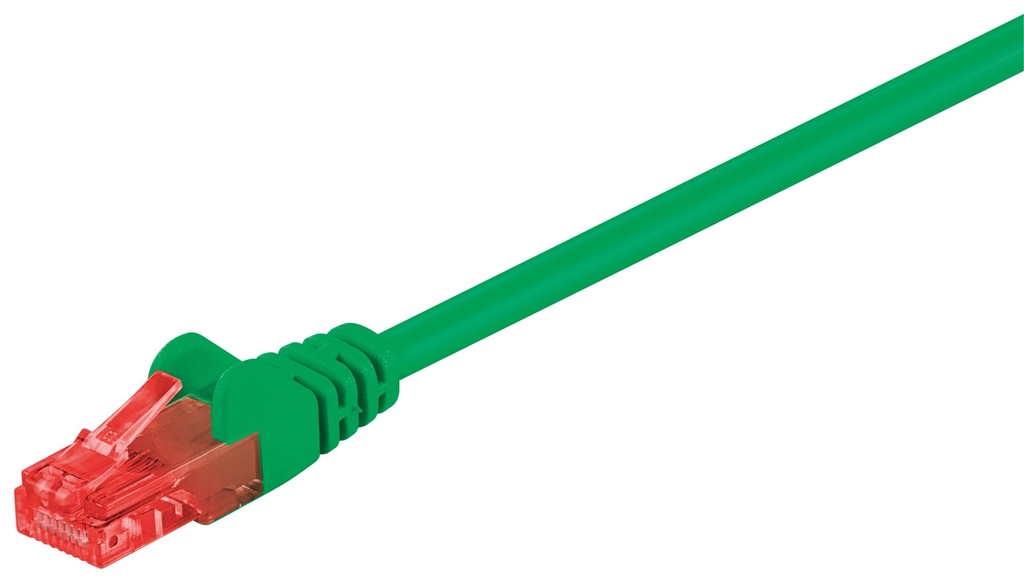 CAT6-välijohto U/UTP  CCA bulk vihreä 0.25 m