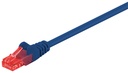 CAT6-välijohto U/UTP  CCA bulk sininen 0.2 5m