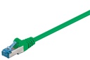 CAT6a-välijohto S/FTP vihreä 0,25 m LSZH CU bulk