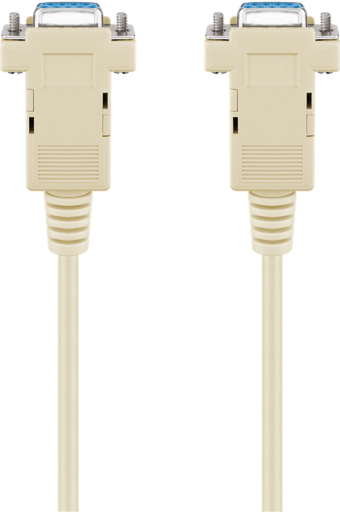 D9-naaras/D9-naaras 2 m suora RS232