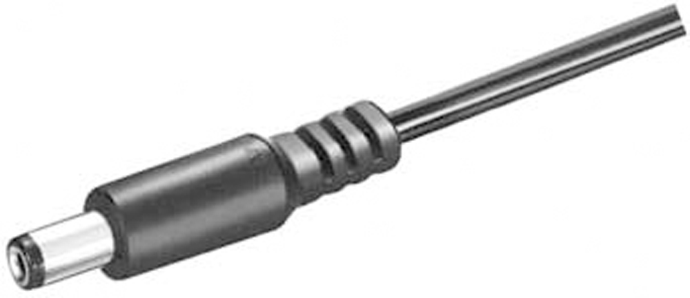 strömkabel öppen ände/DC-hane 5,5/2,1 mm 1,8 m rund kabel