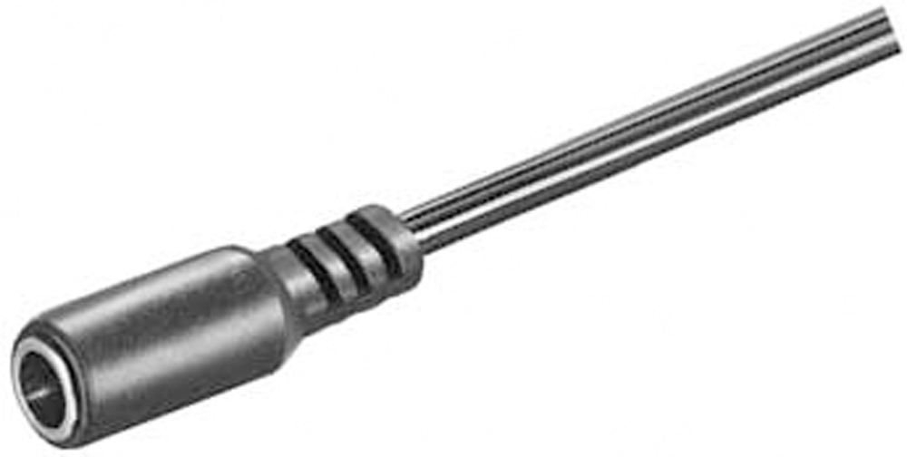 Virtajohto vapaat päät/DC-naaras 5,5/2,1mm 12V/2A