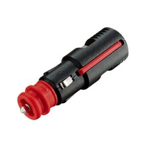 bil-/båtkontakt/med adapterhylsa 12/24V 8A skruvterminal 2,5mm²